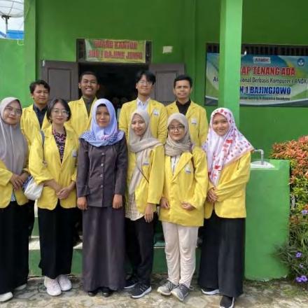 Kunjungan Menuju Lembaga Pendidikan di Desa Bajingjowo Oleh Kelompok UNNES GIAT 3